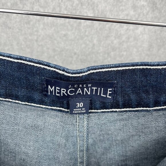 J Crew Mercantile Womens Highest Rise Sailor Pant Jeans Size 30 Nautical Blue - Picture 6 of 13